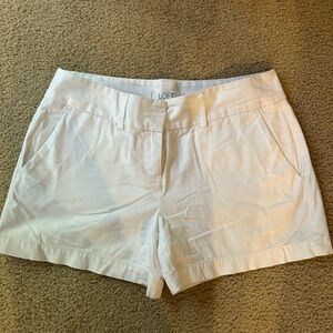 LOFT White  Shorts Casual Cotton